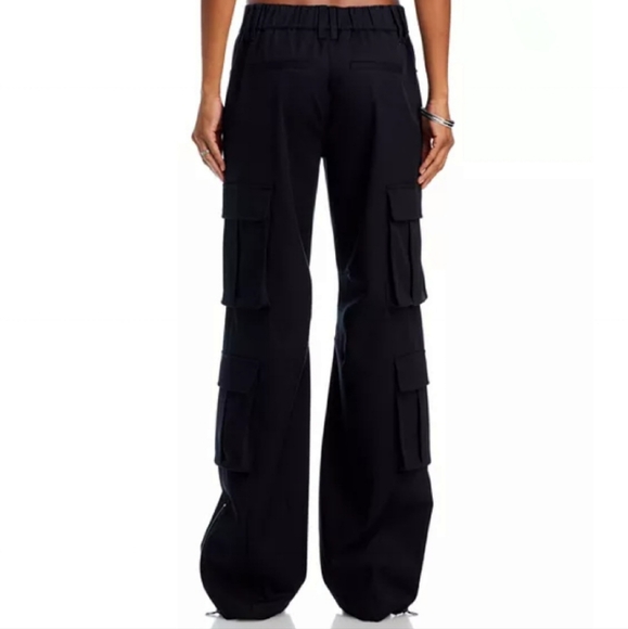 ALICE + OLIVIA Black Cargo Pants - Picture 8 of 10